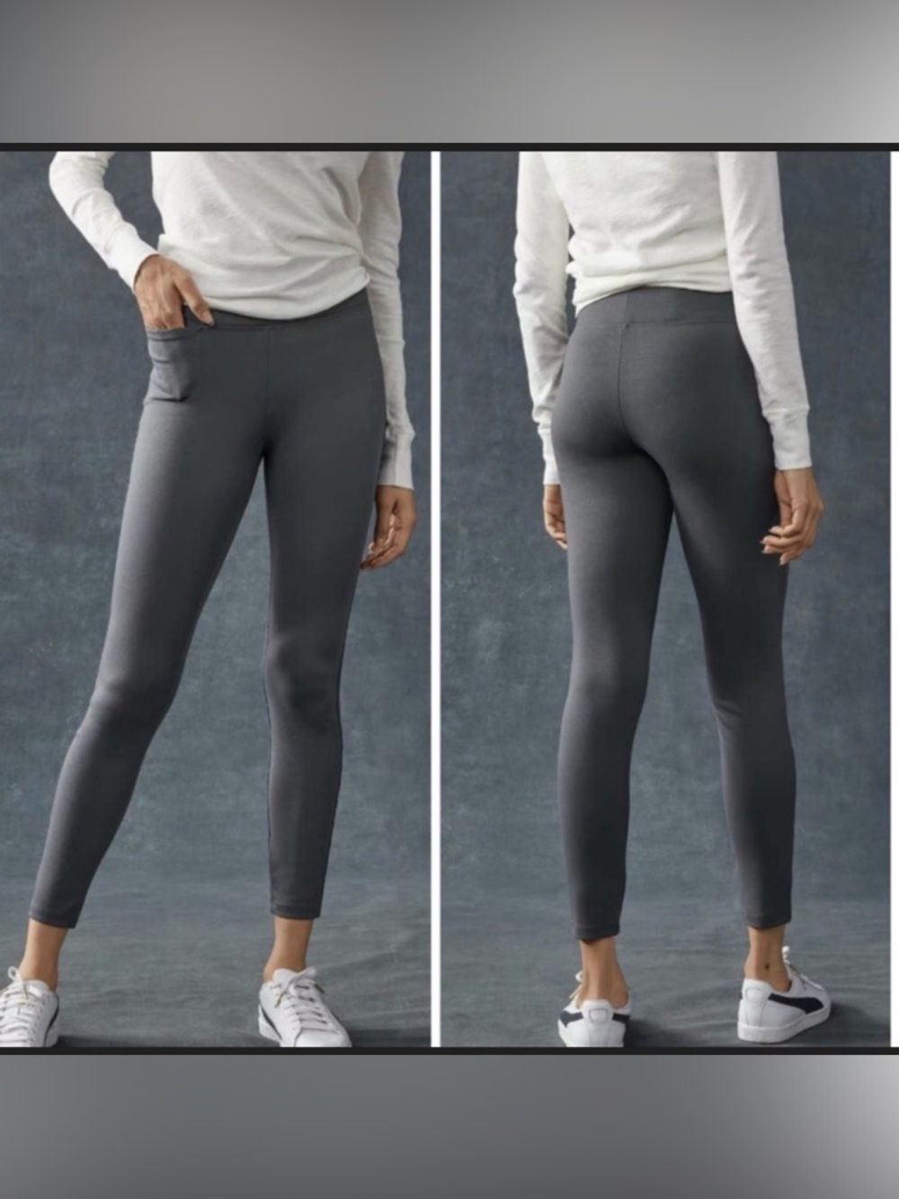 American Giant High-Rise Pocket Leggings - Gray